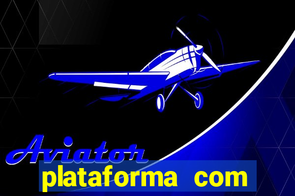 plataforma com chuva de dinheiro